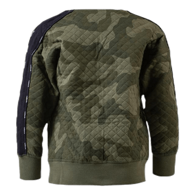 Crewneck Sweatshirt Patterned/Green