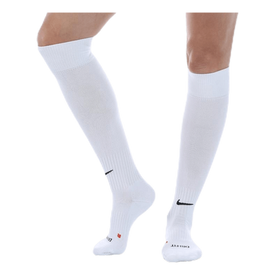Academy Over-The-Calf Football Socks Over-The-Calf Soccer Socks WHITE/BLACK