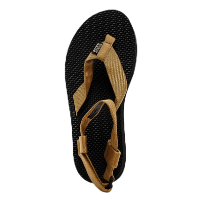 Flatform Sandal Black/Gold