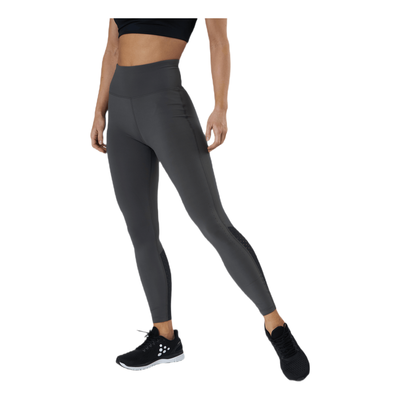 ADV Charge Perforated Tights Black/Grey