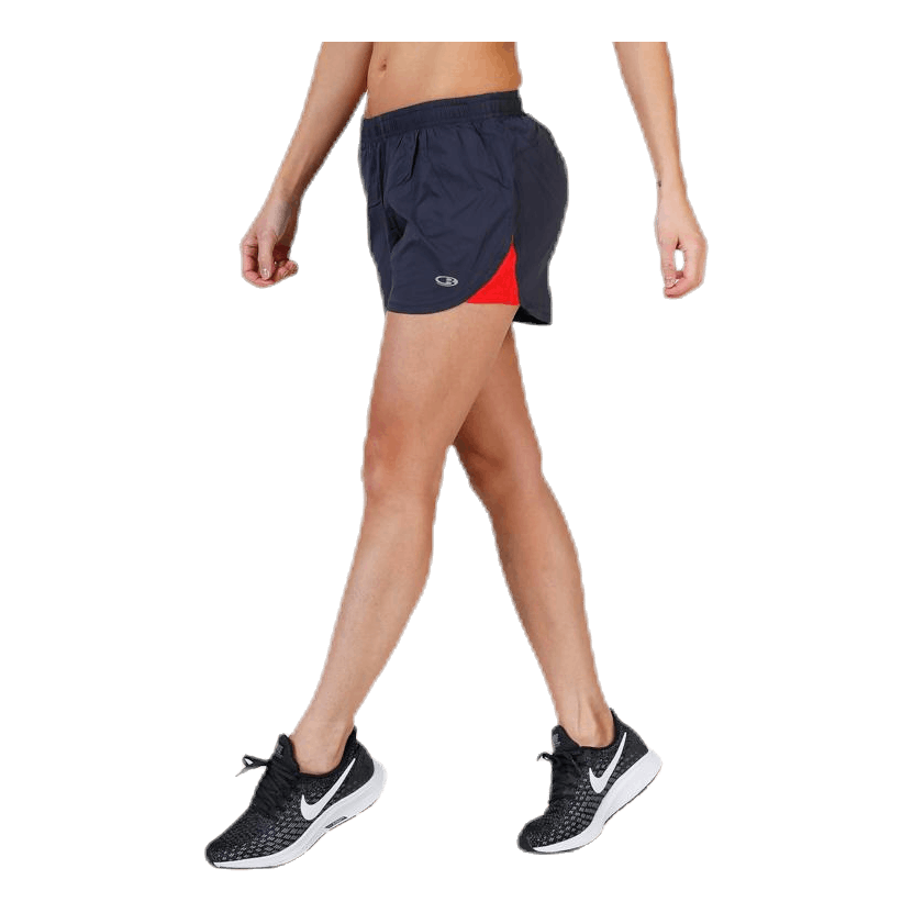 Impulse Running Shorts Grey/Red