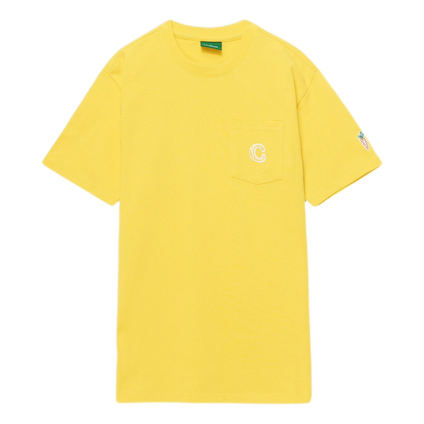 C Patch Pocket T-shirt Yellow