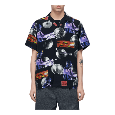 Dj Harvey / S/s Hawaiian Shirt Black