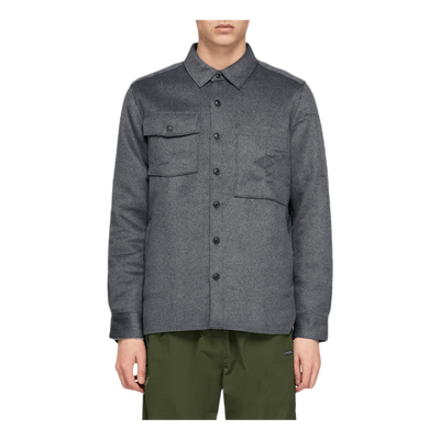 Ike Turner Military Overshirt Gray