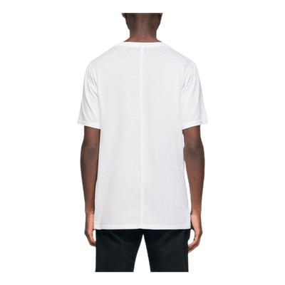 Reverse Tee Inside Out White