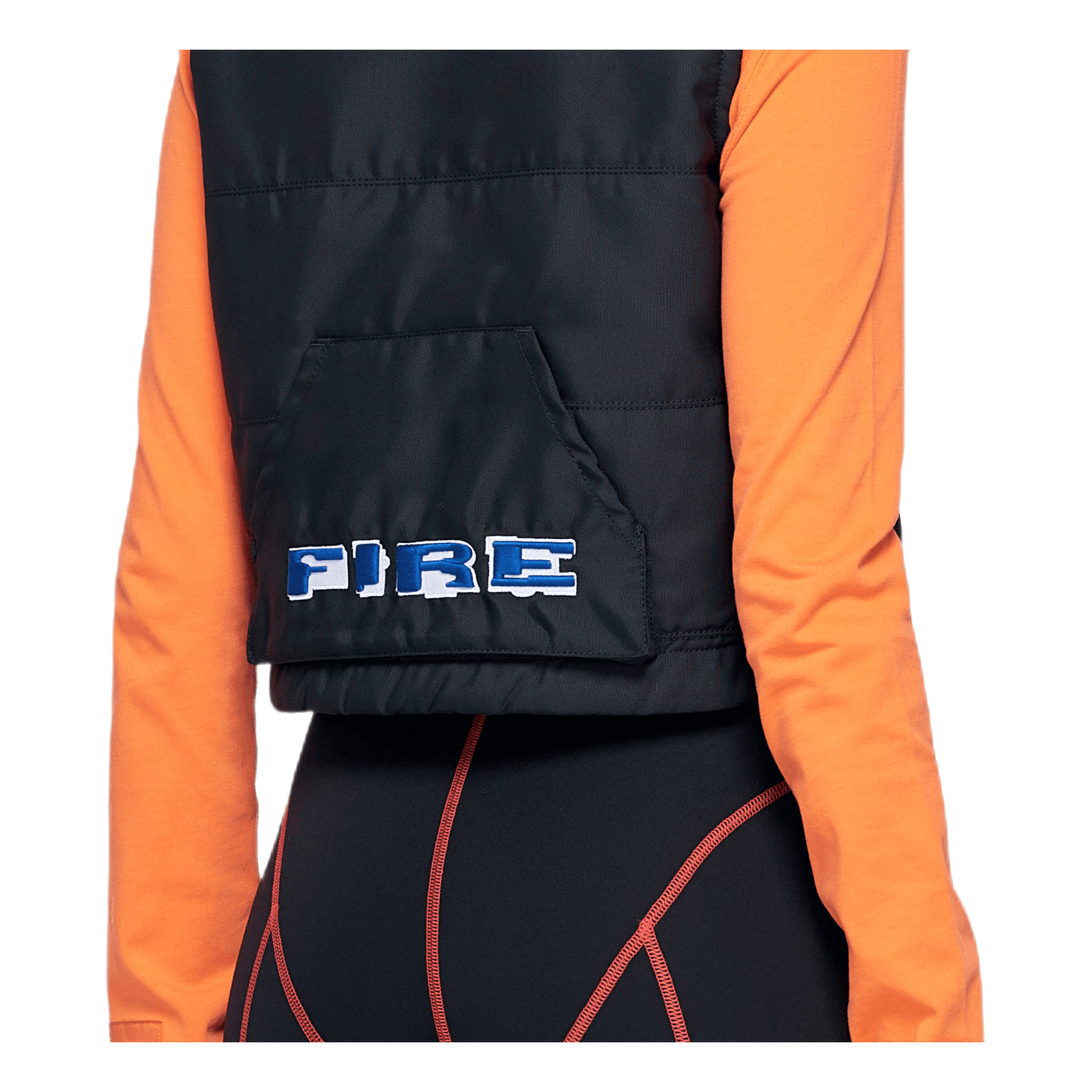 Multipockets Vest Fire Black