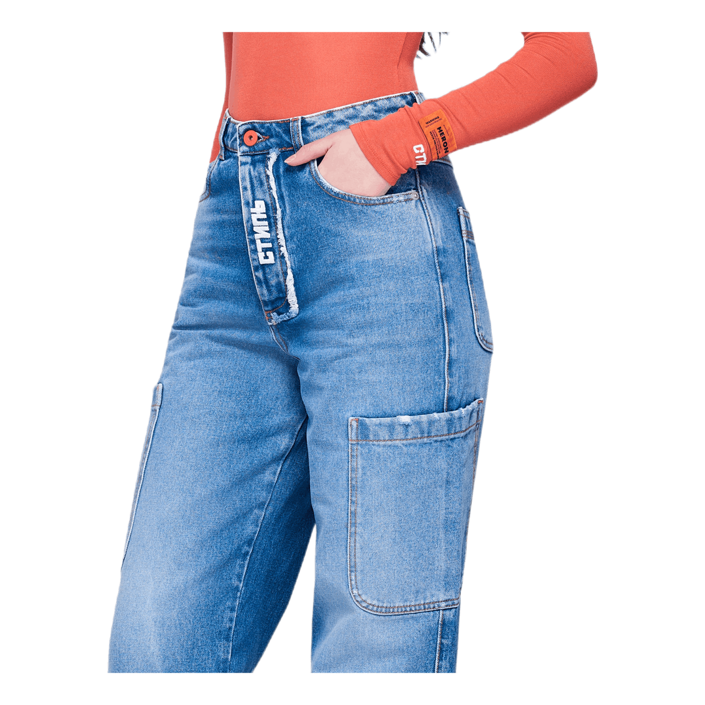 Baggy 5-pockets Jeans Blue