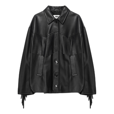 Fringe Western Jacket Black