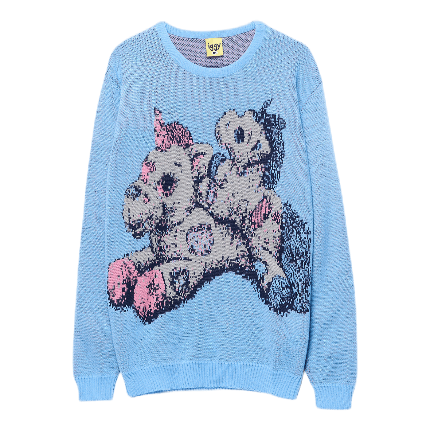 Unicorns Knit Sweater Blue